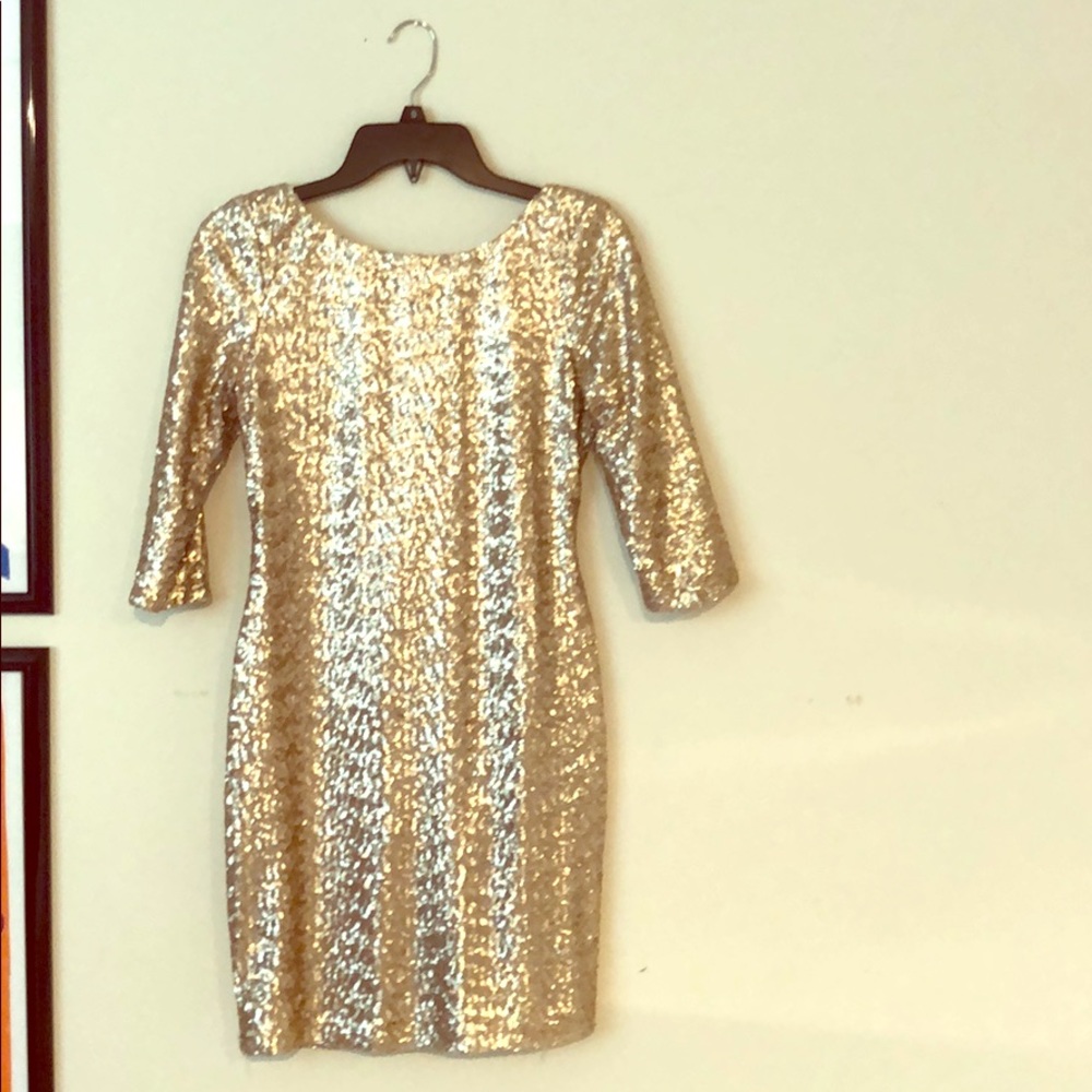 Gold Sparkle Dress